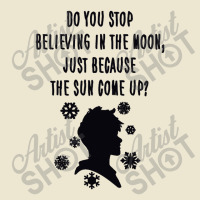 Do You Stop Believing In The Moon Just Because The Sun Come Up Cropped Hoodie | Artistshot