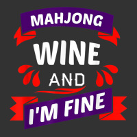 Mahjong Wine And I'm Fine   Cool Mahjong Gift Idea T Shirt Baby Bodysuit | Artistshot