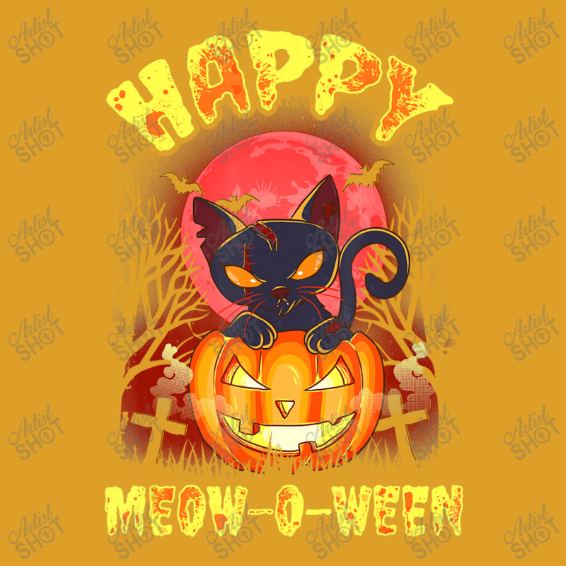 Halloween Cat Zombie Jack O Lantern Happy Meow O Ween Kitten T-shirt | Artistshot