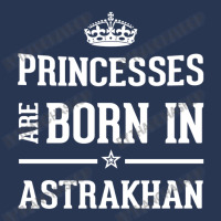 Princesses Are Born In Astrakhan Cool Gift Ladies Denim Jacket | Artistshot