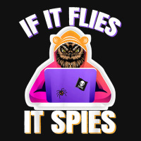 If It Flies It Spies. Conspiracy Theory Bird Surveillance Rectangle Patch | Artistshot