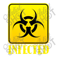 Infected Lazy Halloween Costume Cool Biohazard Symbol Zombie Sticker | Artistshot