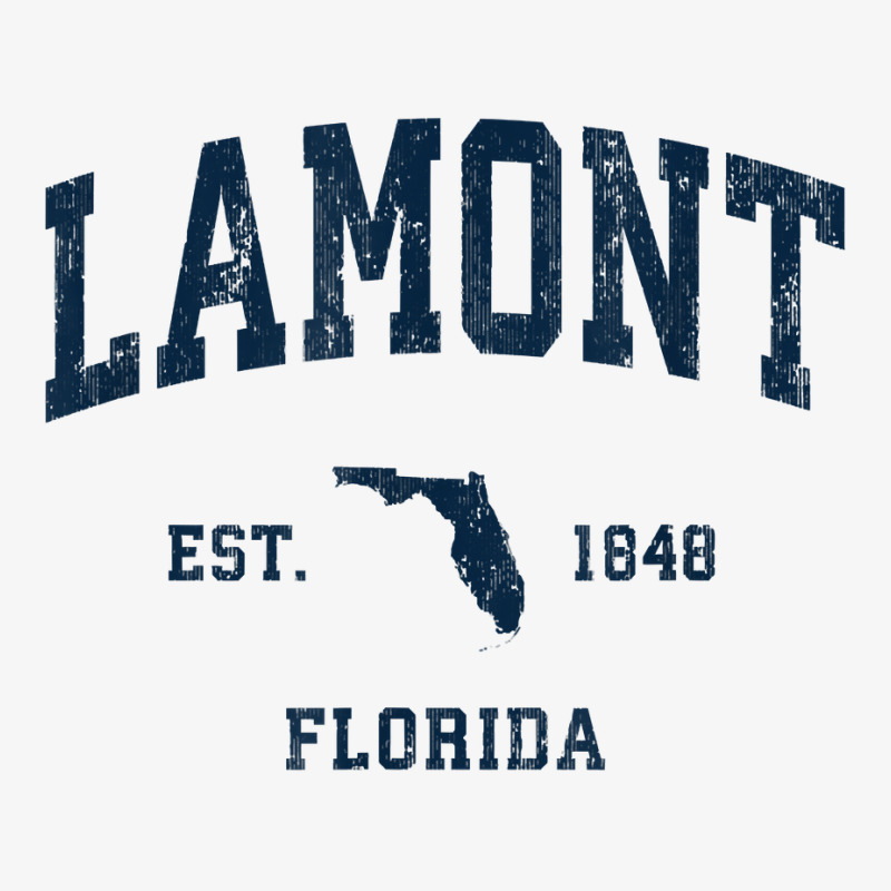 Lamont Florida Fl Vintage Athletic Navy Sports Design T Shirt Ladies Fitted T-Shirt by sowleomballoucgp | Artistshot