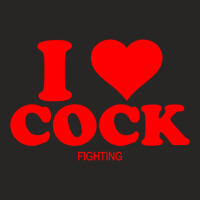 I Love Cock... Fighting Ladies Fitted T-shirt | Artistshot