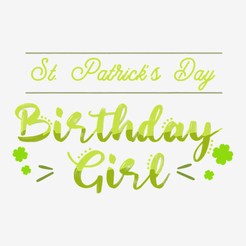 Funny St Patricks Day  For Birthday Girl St Pattys Day Rear Car Mat | Artistshot