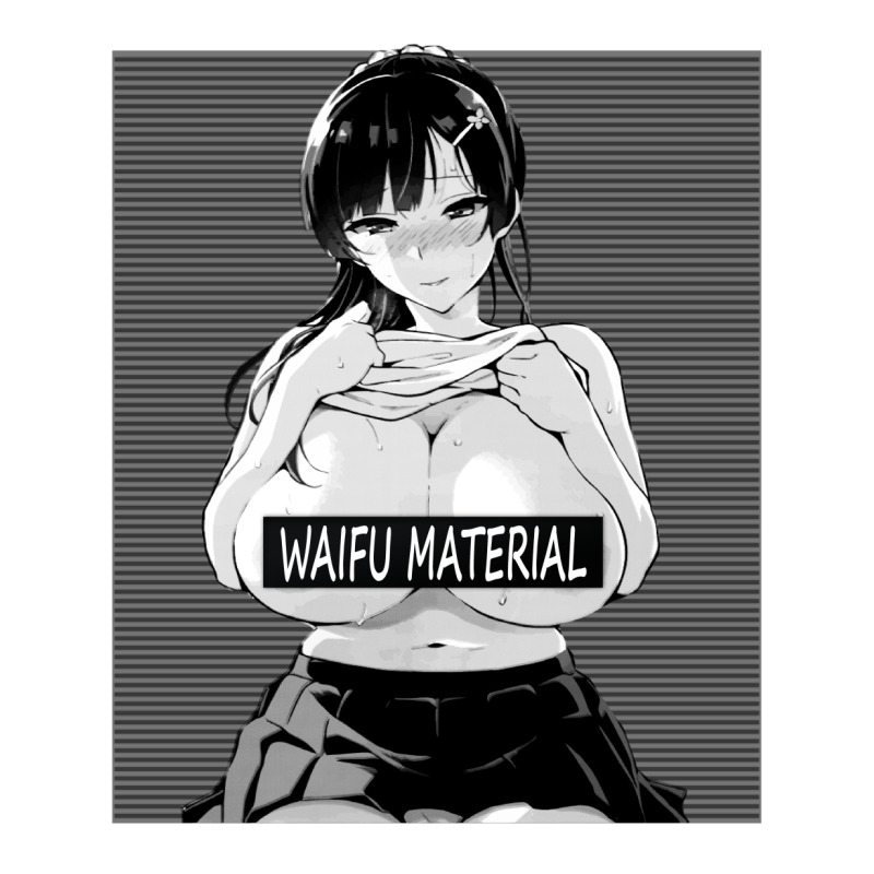 Custom Waifu Material Anime Hentai Lewd Ahegao Busty Girl Stainless Steel Water  Bottle By Dimensionalxone - Artistshot
