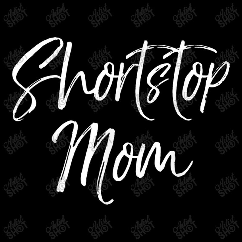 Shortstop Mom Fun Cute Baseball Mother For Women Mens Funny Adjustable Cap | Artistshot