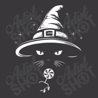 Black Cat Halloween Witch Hat Candy Lovers Ladies Curvy T-shirt | Artistshot