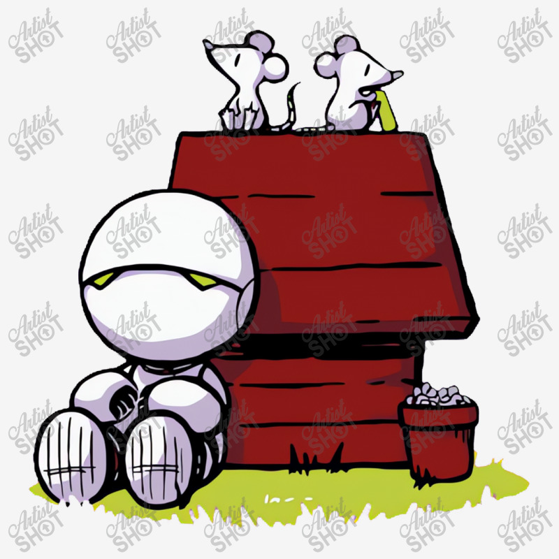 Marvin Paranoid Android Peanuts Landscape Canvas Print | Artistshot