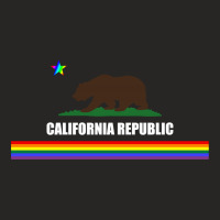 Lgbt California Republic For Dark Ladies Fitted T-shirt | Artistshot