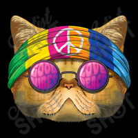 Hippie Exotic Shorthair Love Peace Sign 70s Hippie Cat Funny Gifts Boy Adjustable Cap | Artistshot