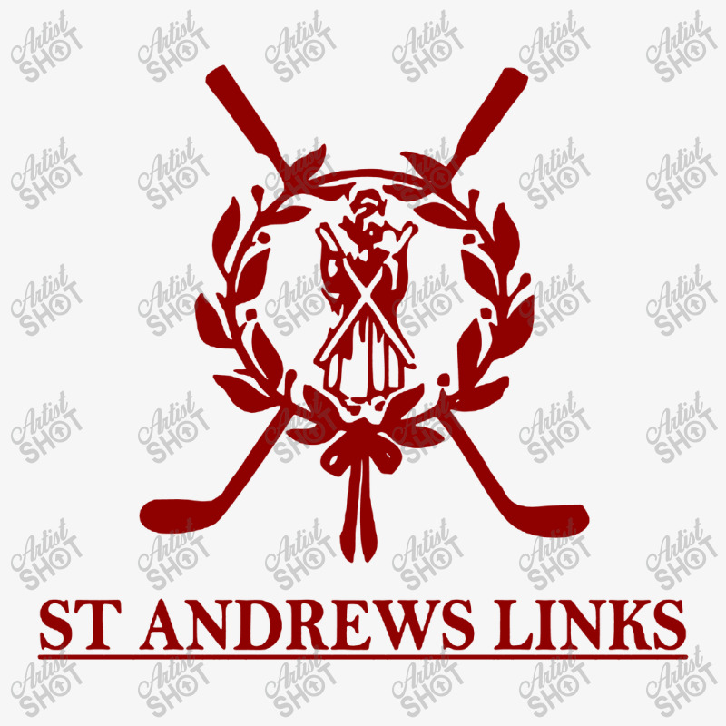 St Andrews Links Ladies Fitted T-Shirt by GoldenArt | Artistshot