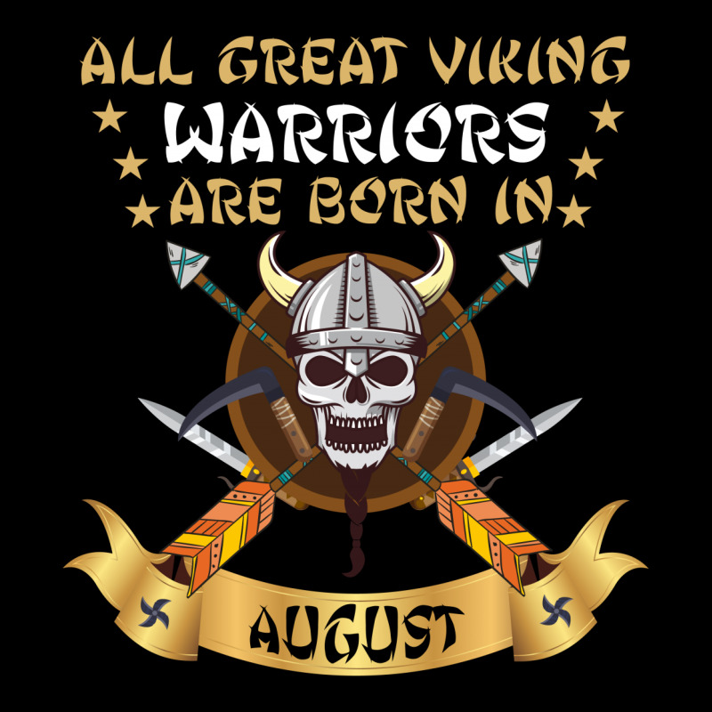 Viking Warriors Are Born In August Long Sleeve Baby Bodysuit | Artistshot