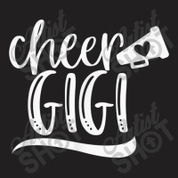 Womens Cheer Gigi Megaphone With Heart Accent Mens Womens T-shirt | Artistshot