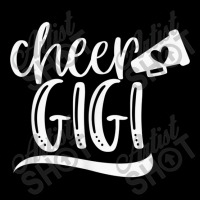 Womens Cheer Gigi Megaphone With Heart Accent Mens Womens Long Sleeve Shirts | Artistshot