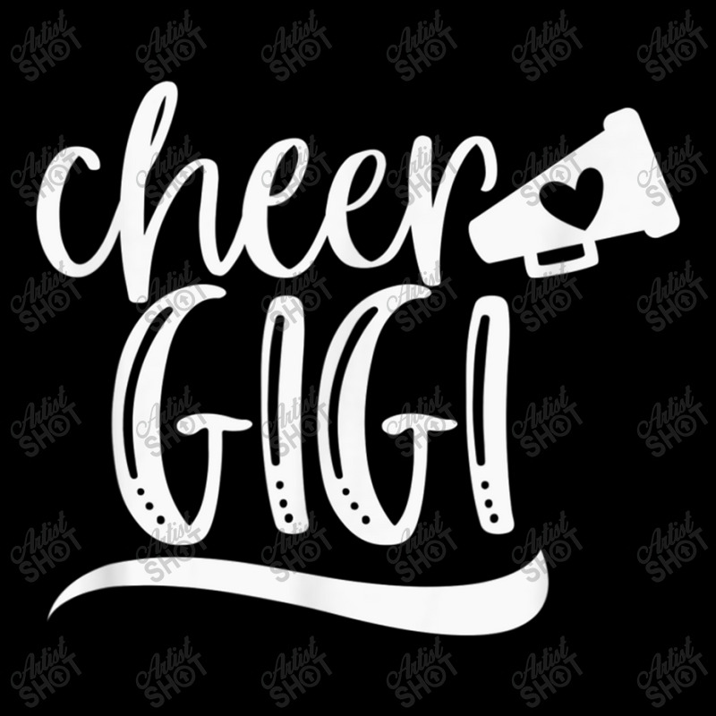 Womens Cheer Gigi Megaphone With Heart Accent Mens Womens Long Sleeve Shirts by HailieDesign | Artistshot