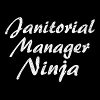 Janitorial Manager Tshirt Job Occupation Funny Work Title T Shirt Cropped Sweater | Artistshot