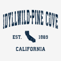 Idyllwild Pine Cove California Ca Vintage Athletic Navy Spor T Shirt Adjustable Cap | Artistshot