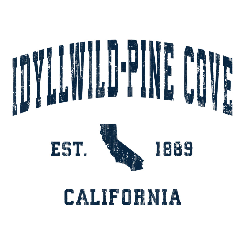 Idyllwild Pine Cove California Ca Vintage Athletic Navy Spor T Shirt 3/4 Sleeve Shirt by pickengtwrentv | Artistshot