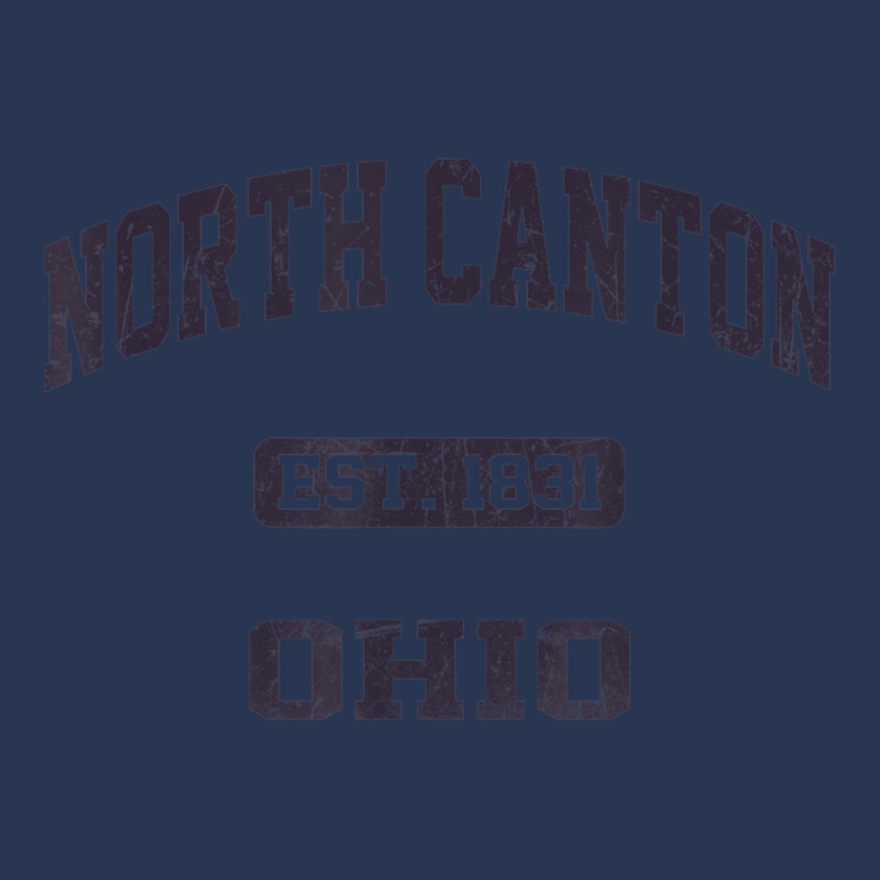 North Canton Ohio Oh Vintage State Athletic Style T Shirt Ladies Denim Jacket | Artistshot