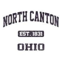 North Canton Ohio Oh Vintage State Athletic Style T Shirt Maternity Scoop Neck T-shirt | Artistshot