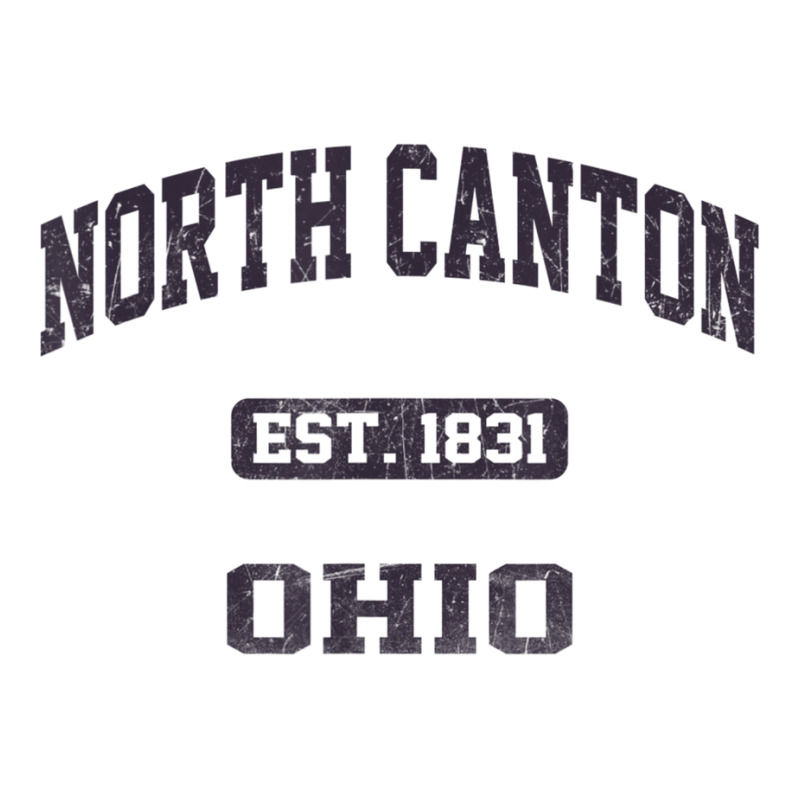 North Canton Ohio Oh Vintage State Athletic Style T Shirt Maternity Scoop Neck T-shirt | Artistshot