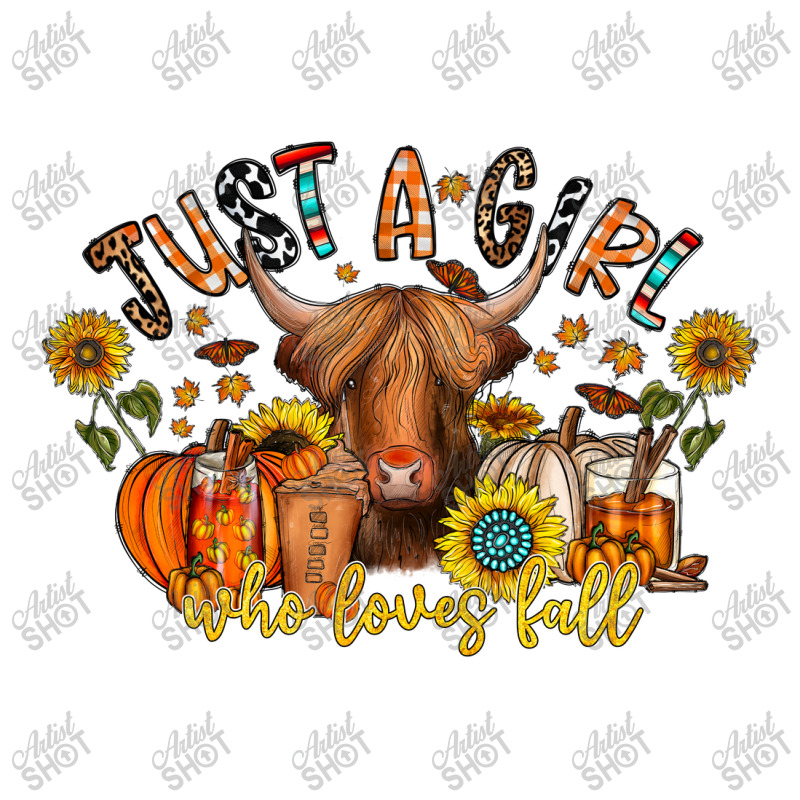 Just A Girl Who Loves Fall V-neck Tee | Artistshot