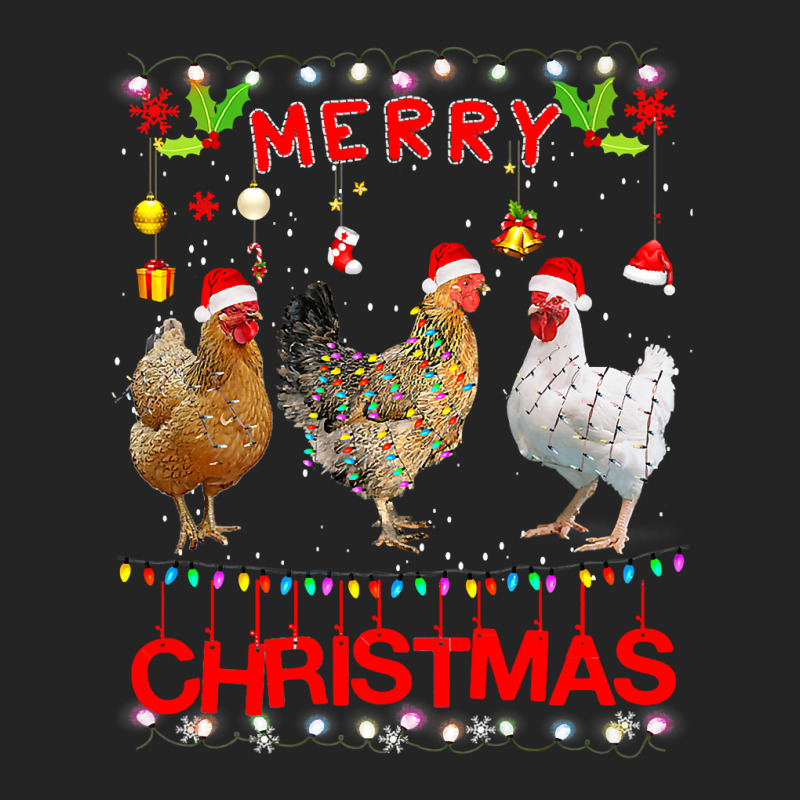 Chicken Design Merry Christmas Chicken For Kids Costume Cute 32 Hen Ch 3/4 Sleeve Shirt | Artistshot