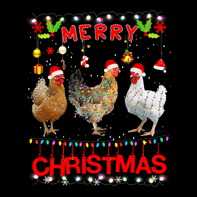 Chicken Design Merry Christmas Chicken For Kids Costume Cute 32 Hen Ch Long Sleeve Shirts | Artistshot