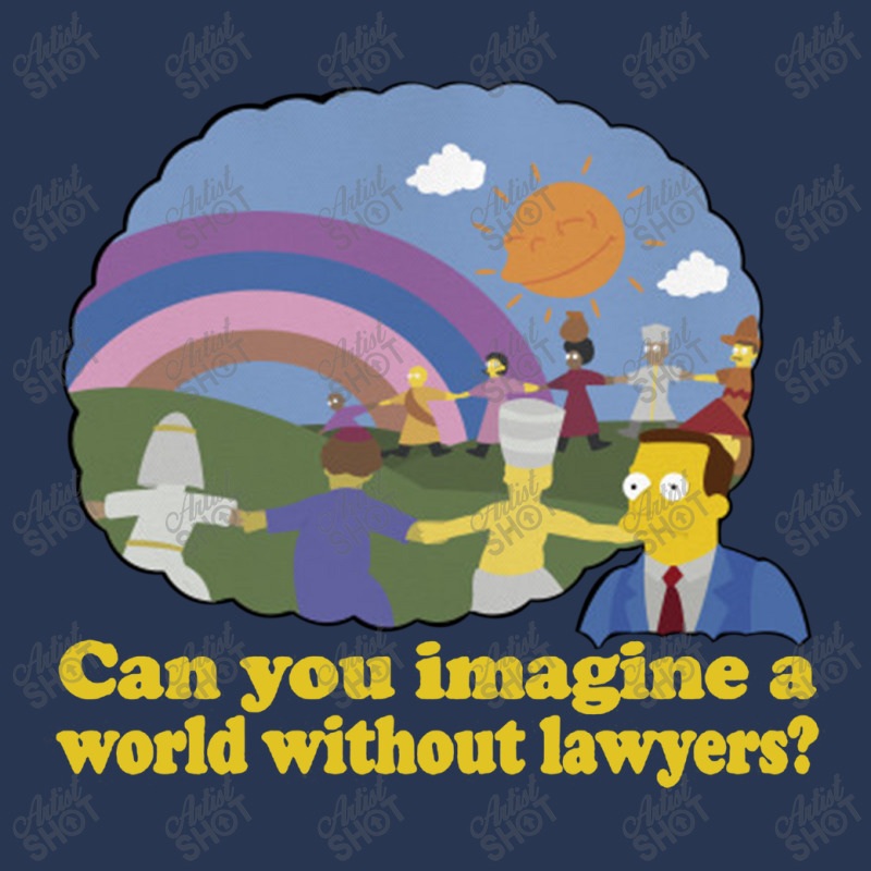 Can You Imagine A World Without Lawyers, Lionel Hutz Ladies Denim Jacket by hydrant-podcast | Artistshot