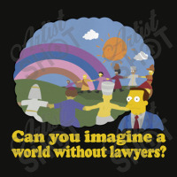 Can You Imagine A World Without Lawyers, Lionel Hutz Scorecard Crop Tee | Artistshot