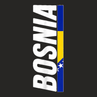 Bosnia Herzegovina T Shirt Bosnian Flag Love Gift Ladies Fitted T-shirt | Artistshot