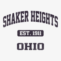 Shaker Heights Ohio Oh Vintage State Athletic Style T Shirt Ladies Fitted T-shirt | Artistshot