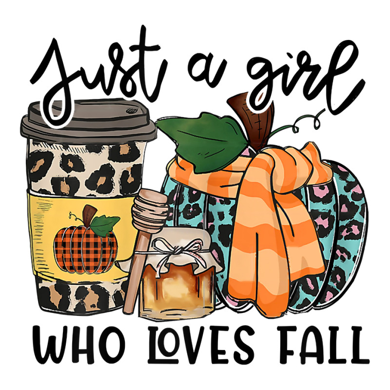 Womens Just A Girl Loves Fall, Fall Season Tops, Leopard Pumpkin T Shi Youth Hoodie by sowleomballoucgp | Artistshot