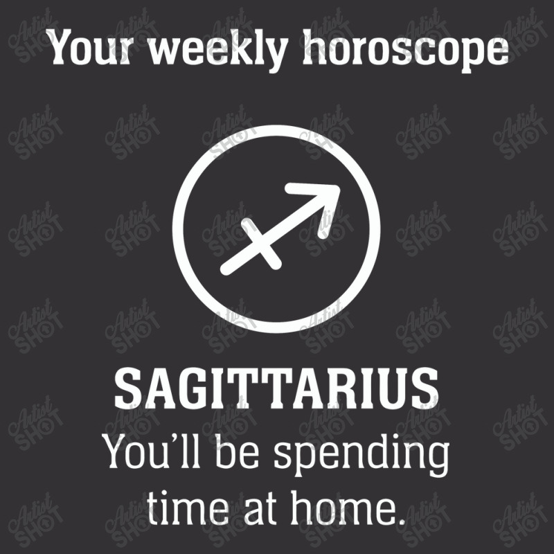 Your Weekly Horoscope Sagittarius Self Isolation Vintage Short by mauramadhan | Artistshot