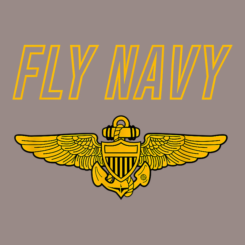 Fly Navy Shirt Classic Naval Officer Pilot Wings Tee Vintage T-Shirt by nevinsledowtinwq | Artistshot