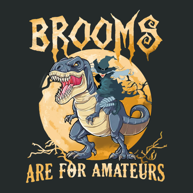 Dinosaur Brooms Halloween Amateurs Dinosaur Mask T Dino Women's Triblend Scoop T-shirt by peafowl | Artistshot