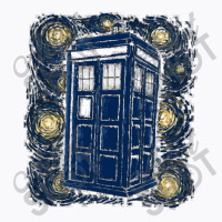 Starry Night Tardis T-shirt | Artistshot