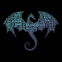 Dragon Word Art  Dungeon Crawler  Rpg Dm Gaming T Shirt Cropped Sweater | Artistshot