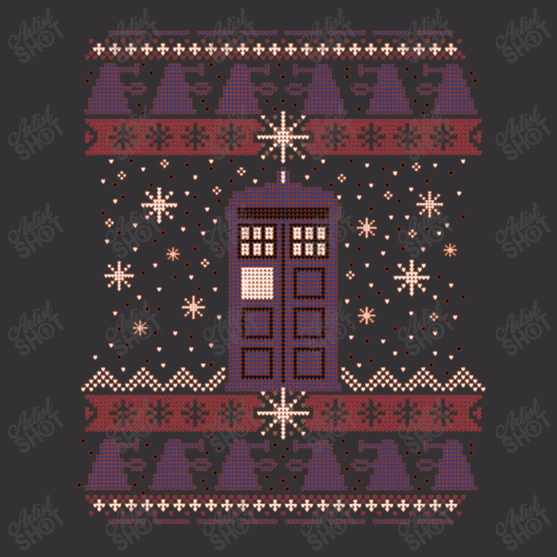 Tardis In The Space Ugly Sweater Christmas Vintage Short by pusyaque-podcast | Artistshot