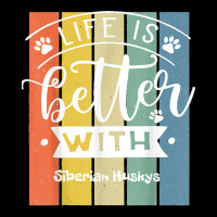 Life Is Better With A Siberian Husky Adjustable Cap | Artistshot