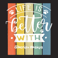 Life Is Better With A Siberian Husky Vintage Cap | Artistshot