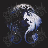 Two Dragons Night Fury And Light Fury T-shirt | Artistshot