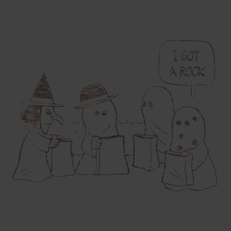 Peanuts Halloween Charlie Brown I Got A Rock Vintage T-Shirt by jawlejocma2 | Artistshot