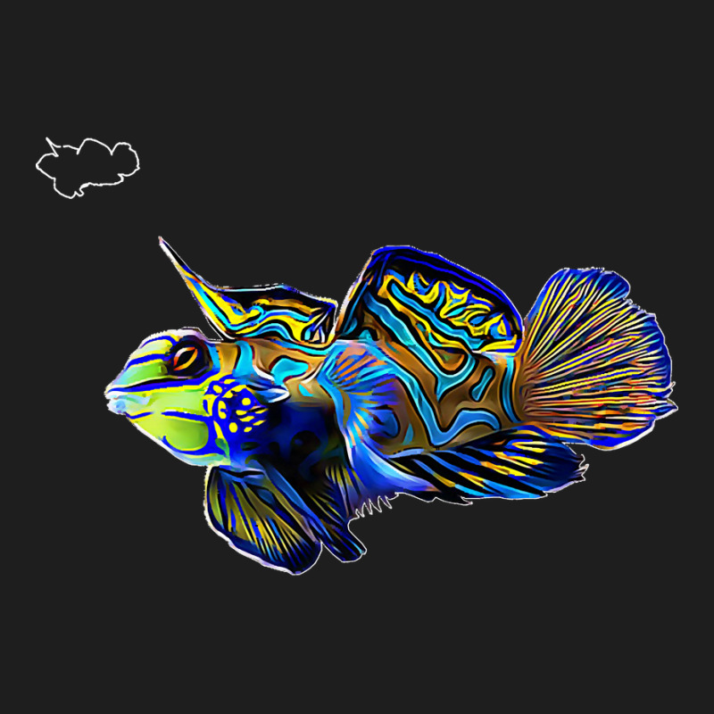 Mandarin Goby Dragonet Saltwater Reef Aquarium Fish Tank Premium Classic T-shirt by LeonelSalas | Artistshot