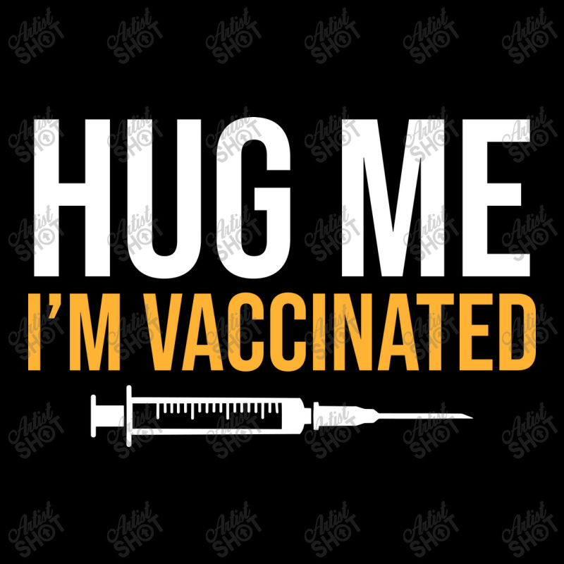 Hug Me Im Vaccinated Cropped Hoodie by Zero_art | Artistshot