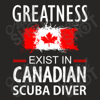 Greatness Exist In Canadian Scuba Diver Ladies Fitted T-shirt | Artistshot