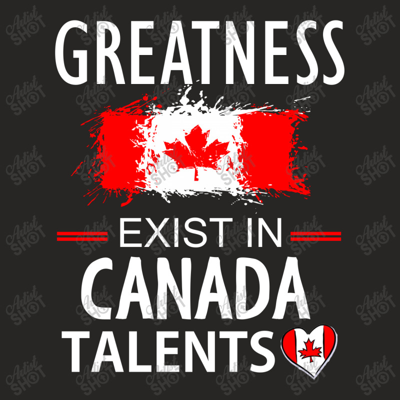 Greatness Exist In Canada Talents Ladies Fitted T-Shirt by cogentprint | Artistshot