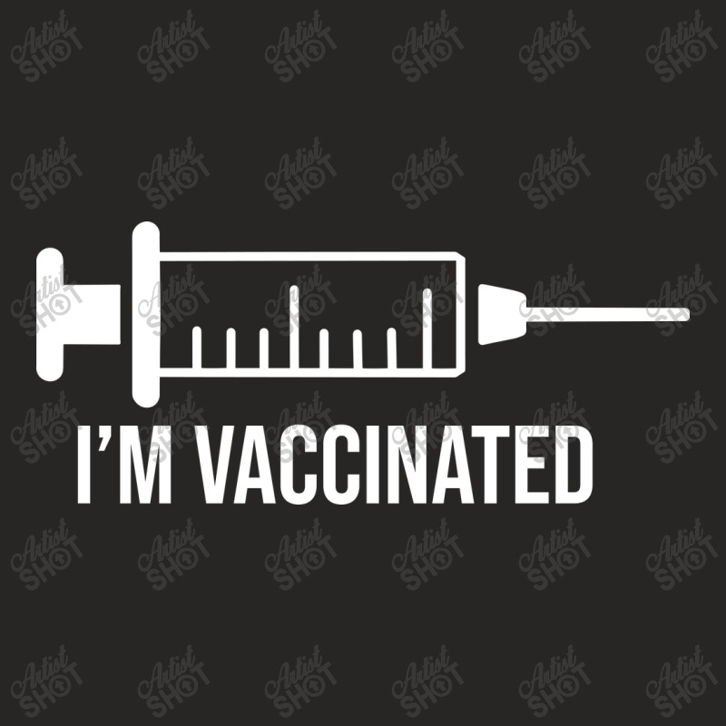 Im Vaccinated, Vaccinated, Vaccine, Quarantine Ladies Fitted T-Shirt by Zero_art | Artistshot