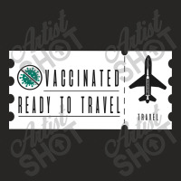 Vaccinated Ready To Travel Ladies Fitted T-shirt | Artistshot